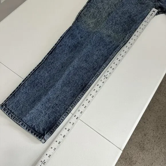 Vintage Levi's Mens Jeans 42x30 Blue Cotton Tapered Leg Deadstock Made in USA - Picture 8 of 16